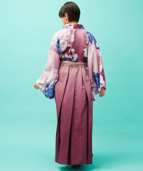 倭物やカヤ（ワモノヤカヤ）の「【倭物やカヤ】花霞WAY羽織（カーディガン/ボレロ・レディース・グリーン/パープル/ネイビー・FREE）」の11枚目の写真