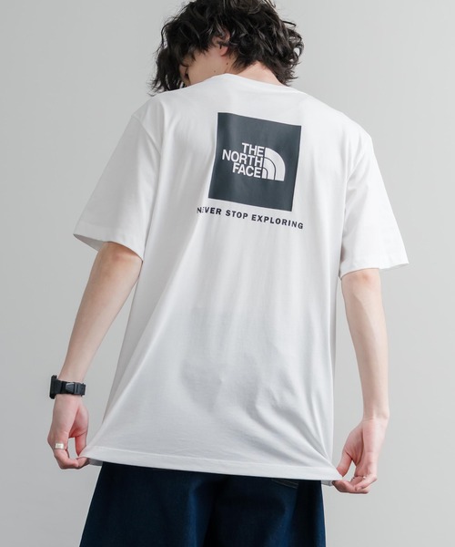THE NORTH FACE(ザノースフェイス)の「THE NORTH FACE ザ・ノースフェイス EVO BOX NSE REG SS TEE バックプリントクルーネック半袖Tシャツ(Tシャツ/カットソー・メンズ・ホワイト/ネイビー/ブラック/サンドベージュ・L/M/XL)」の5枚目の写真
