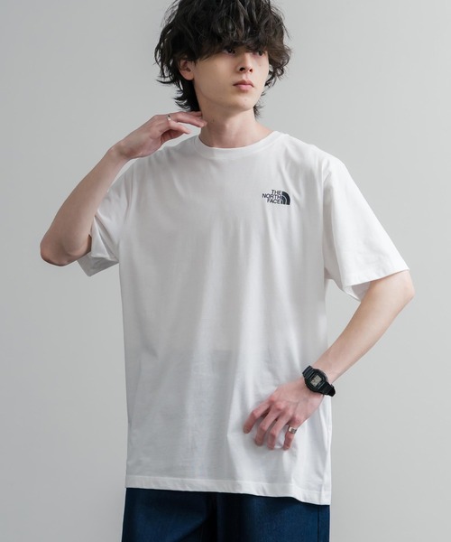 THE NORTH FACE(ザノースフェイス)の「THE NORTH FACE ザ・ノースフェイス EVO BOX NSE REG SS TEE バックプリントクルーネック半袖Tシャツ(Tシャツ/カットソー・メンズ・ホワイト/ネイビー/ブラック/サンドベージュ・L/M/XL)」の6枚目の写真