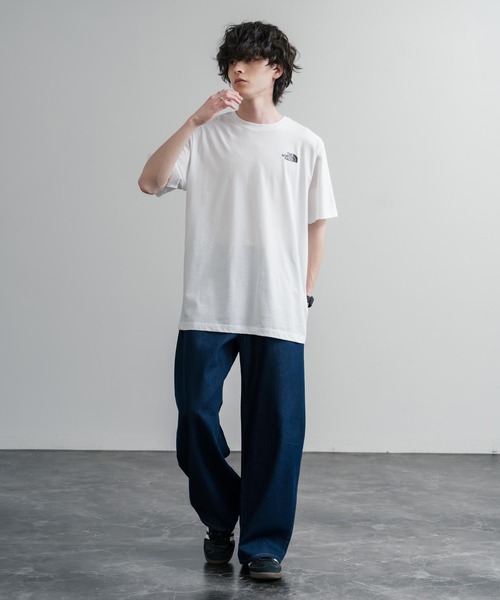 THE NORTH FACE(ザノースフェイス)の「THE NORTH FACE ザ・ノースフェイス EVO BOX NSE REG SS TEE バックプリントクルーネック半袖Tシャツ(Tシャツ/カットソー・メンズ・ホワイト/ネイビー/ブラック/サンドベージュ・L/M/XL)」の8枚目の写真