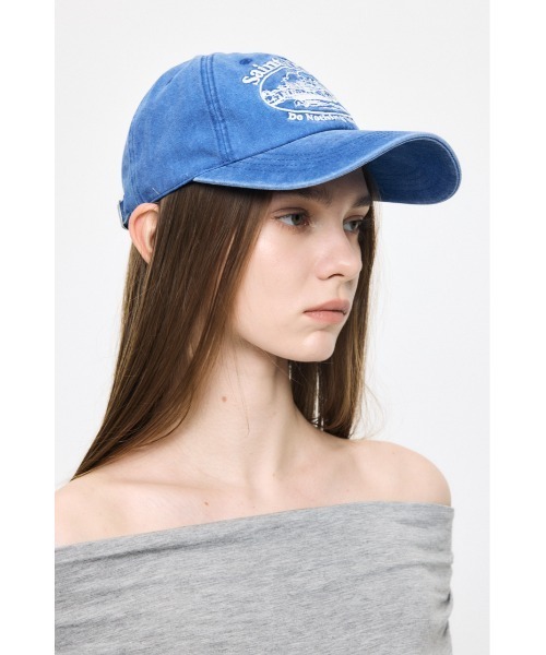 MOUSSY(マウジー)の「YACHT CLUB CREW キャップ(キャップ・レディース・ライトブラック/ブルー・FREE)」の18枚目の写真