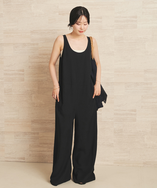 plage（プラージュ）の「Tank サロペット（サロペット/オーバーオール・レディース・ブラウン/ブラック・38/36）」の6枚目の写真