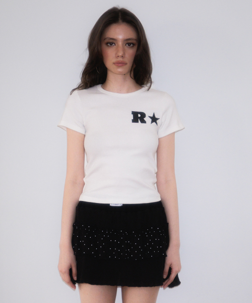 ROSEFRANTZ（ロゼフランツ）の「Cancan Frill Mini Skirt [Black]（スカート・レディース・ブラック・OS）」の2枚目の写真