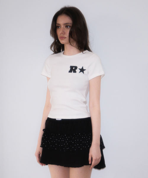ROSEFRANTZ（ロゼフランツ）の「Cancan Frill Mini Skirt [Black]（スカート・レディース・ブラック・OS）」の3枚目の写真