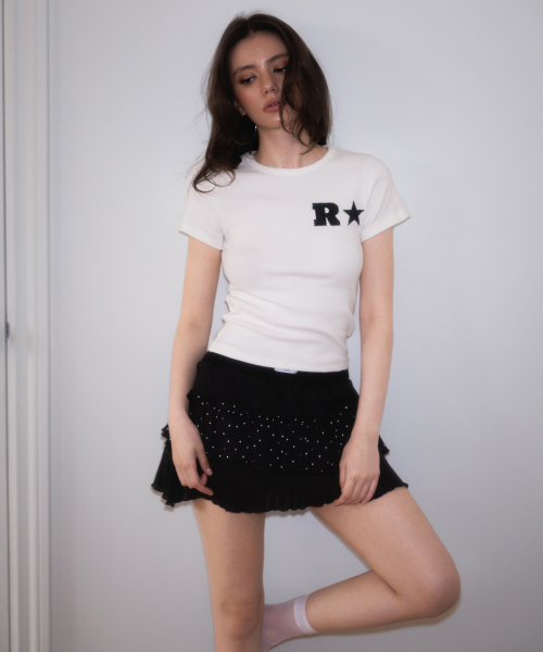 ROSEFRANTZ（ロゼフランツ）の「Cancan Frill Mini Skirt [Black]（スカート・レディース・ブラック・OS）」の6枚目の写真