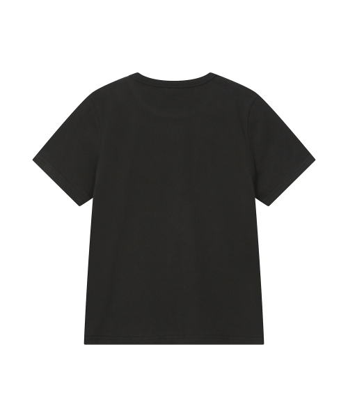 BAUF（バウフ）の「バンドロゴスリムフィットTシャツ[チャコール]（Tシャツ/カットソー・レディース・その他・FREE）」の3枚目の写真