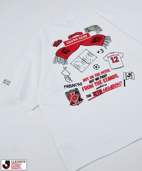 J.LEAGUE × FREAK'S STORE 別注SUPPORTERS SHORT SLEEVE TEE【浦和