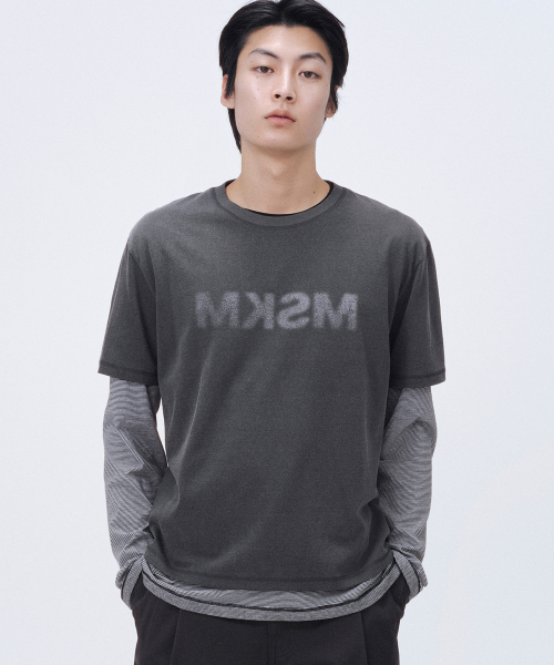 MISEKISEOUL MEN(ミセキソウルメンズ)の「MSKM short sleeve CHARCOAL(Tシャツ/カットソー・メンズ・その他・1/2/3)」の1枚目の写真