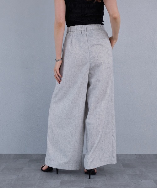 murea(ミュレア)の「フロントタックルーズワイドパンツ(その他パンツ・レディース・ベージュ/グレー・S/M)」の15枚目の写真
