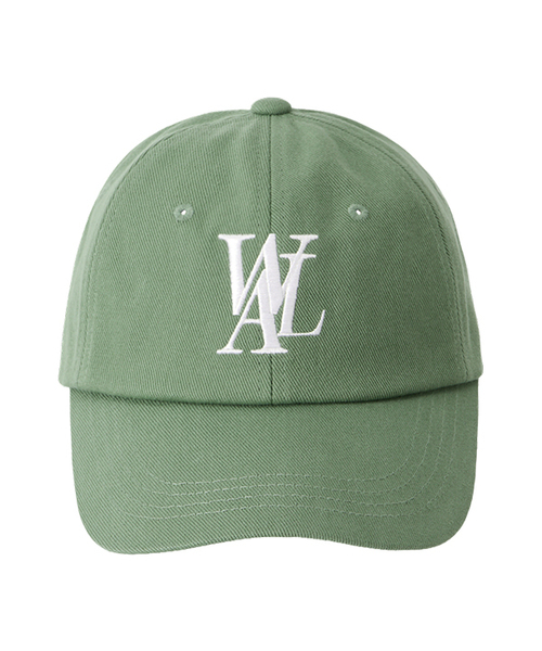 WOOALONG(ウアロン)の「シグネチャーロゴボールキャップ(8色)(キャップ・レディース・ピンク/ネイビー/スカイブルー/ブラック/サンドベージュ/ライトグリーン/ブラック×ブラック/チャコール/ワイン/ライトピンク/ダークブルー・SMALL/MEDIUM)」の6枚目の写真