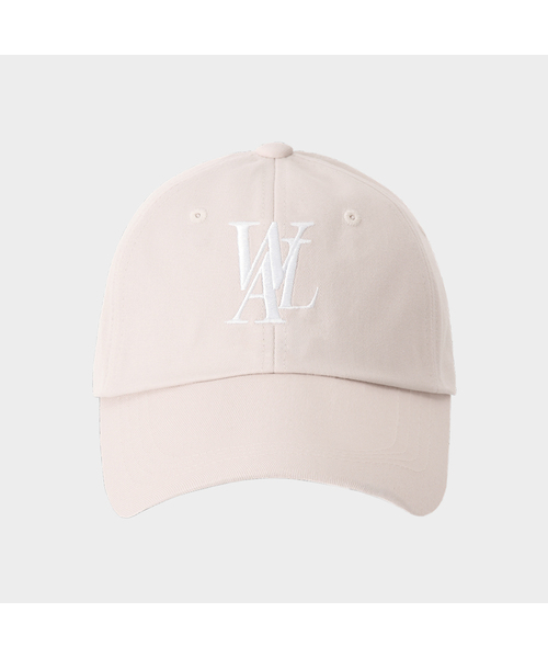 WOOALONG(ウアロン)の「シグネチャーロゴボールキャップ(8色)(キャップ・レディース・ピンク/ネイビー/スカイブルー/ブラック/サンドベージュ/ライトグリーン/ブラック×ブラック/チャコール/ワイン/ライトピンク/ダークブルー・SMALL/MEDIUM)」の5枚目の写真