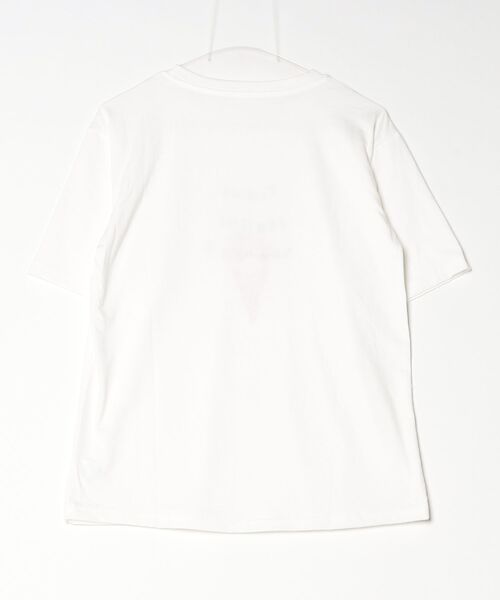 LYEON(リヨン)の「アイスクリームゆるTシャツ(Tシャツ/カットソー・レディース・グレー/オフホワイト・FREE)」の21枚目の写真
