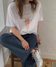 アイスクリームゆるTシャツ