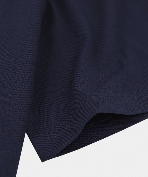 LETTERCOMO(レテルコモ)の「レターボーイエンブロイダリーハーフTシャツネイビー(Tシャツ/カットソー・メンズ・ネイビー・MEDIUM/LARGE)」の6枚目の写真