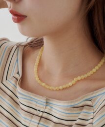 Kastane | 【4色展開/fiw.】ミルキードロップネックレス(ネックレス)
