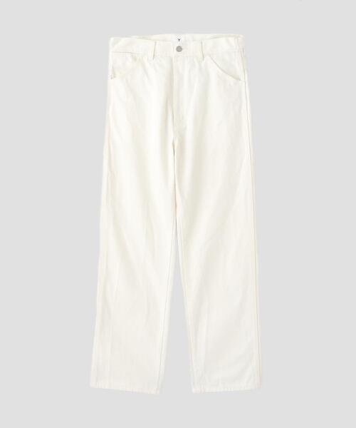Y(ワイ)の「Y / 13oz ORGANIC COTTON DENIM PAINTER PANTS(デニムパンツ・メンズ・ネイビー/ホワイト・MEDIUM/SMALL/LARGE)」の4枚目の写真