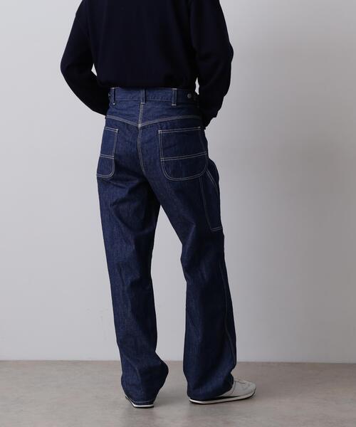 Y(ワイ)の「Y / 13oz ORGANIC COTTON DENIM PAINTER PANTS(デニムパンツ・メンズ・ネイビー/ホワイト・MEDIUM/SMALL/LARGE)」の8枚目の写真