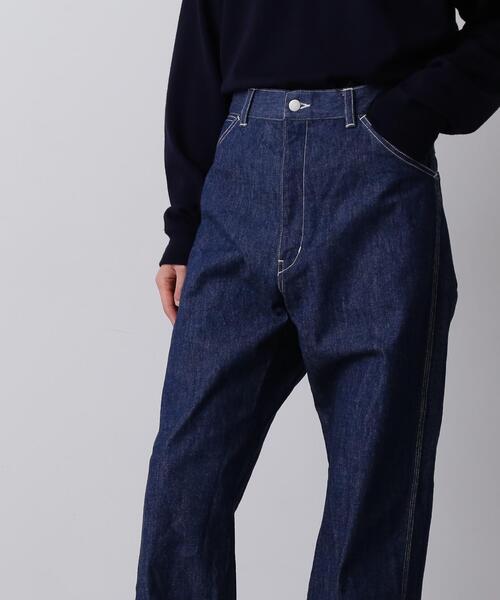 Y(ワイ)の「Y / 13oz ORGANIC COTTON DENIM PAINTER PANTS(デニムパンツ・メンズ・ネイビー/ホワイト・MEDIUM/SMALL/LARGE)」の9枚目の写真