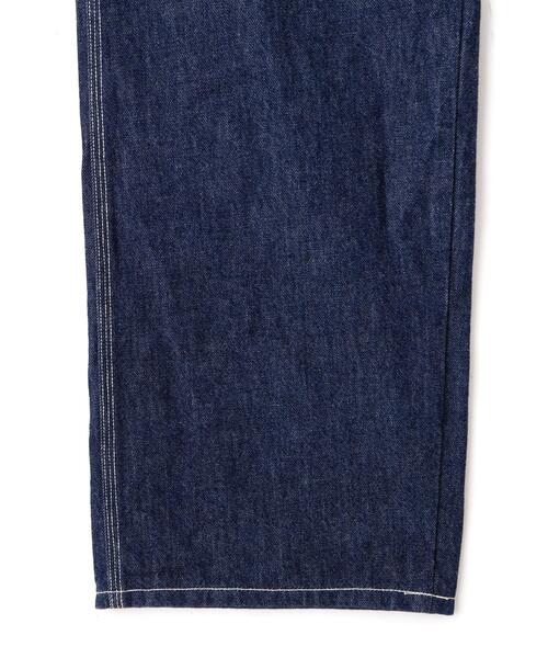Y(ワイ)の「Y / 13oz ORGANIC COTTON DENIM PAINTER PANTS(デニムパンツ・メンズ・ネイビー/ホワイト・MEDIUM/SMALL/LARGE)」の16枚目の写真