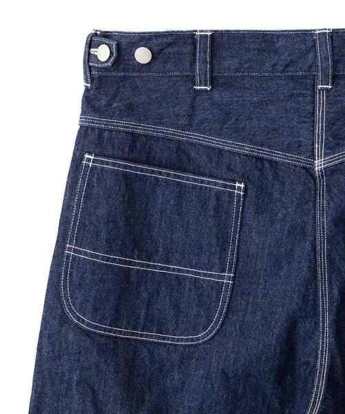 Y(ワイ)の「Y / 13oz ORGANIC COTTON DENIM PAINTER PANTS(デニムパンツ・メンズ・ネイビー/ホワイト・MEDIUM/SMALL/LARGE)」の17枚目の写真