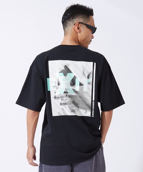 En serio TOKYO（エンソリオトーキョー）の「【SIDEWAYSTANCE】ハッチンググラフィック半袖Tシャツ 70811（Tシャツ/カットソー・メンズ・ブラック/ホワイト/アッシュ・SMALL/MEDIUM/LARGE/X-LARGE）」の2枚目の写真