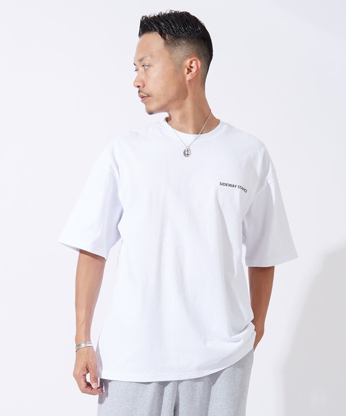 En serio TOKYO（エンソリオトーキョー）の「【SIDEWAYSTANCE】ハッチンググラフィック半袖Tシャツ 70811（Tシャツ/カットソー・メンズ・ブラック/ホワイト/アッシュ・SMALL/MEDIUM/LARGE/X-LARGE）」の20枚目の写真