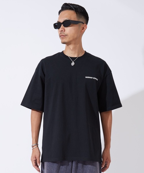 En serio TOKYO（エンソリオトーキョー）の「【SIDEWAYSTANCE】ハッチンググラフィック半袖Tシャツ 70811（Tシャツ/カットソー・メンズ・ブラック/ホワイト/アッシュ・SMALL/MEDIUM/LARGE/X-LARGE）」の7枚目の写真