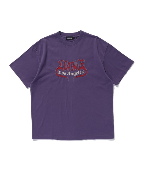 XLARGE(エクストララージ)の「HELL S/S TEE(Tシャツ/カットソー・メンズ・ネイビー/パープル/ブラック・M/S/XL/L)」の3枚目の写真