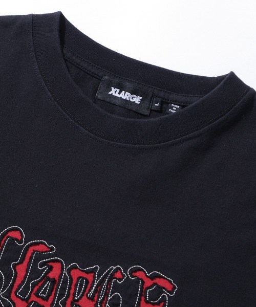 XLARGE(エクストララージ)の「HELL S/S TEE(Tシャツ/カットソー・メンズ・ネイビー/パープル/ブラック・M/S/XL/L)」の11枚目の写真