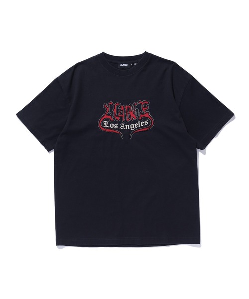 XLARGE(エクストララージ)の「HELL S/S TEE(Tシャツ/カットソー・メンズ・ネイビー/パープル/ブラック・M/S/XL/L)」の8枚目の写真