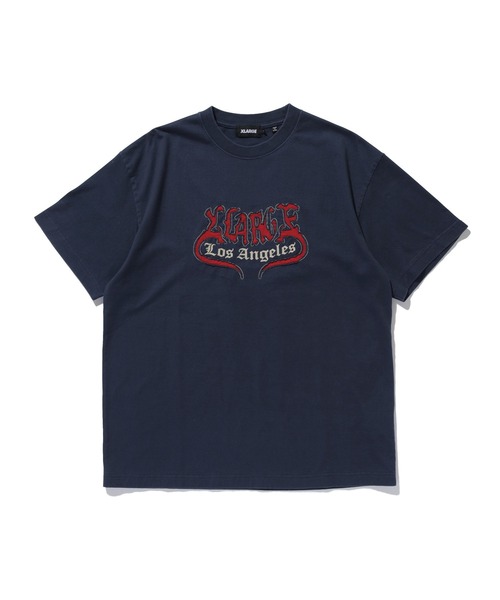 XLARGE(エクストララージ)の「HELL S/S TEE(Tシャツ/カットソー・メンズ・ネイビー/パープル/ブラック・M/S/XL/L)」の7枚目の写真