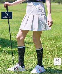 adabat | 【ADABAT NAVY】ダブルクロスプリーツスカート(スカート)