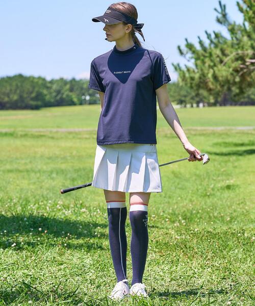 adabat(アダバット)の「【ADABAT NAVY】接触冷感 ダブルクロスプリーツスカート(スカート・レディース・ネイビー/ライトグレー系9・38/40/42)」の7枚目の写真