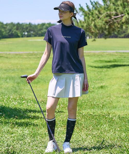adabat(アダバット)の「【ADABAT NAVY】接触冷感 ダブルクロスプリーツスカート(スカート・レディース・ネイビー/ライトグレー系9・38/40/42)」の9枚目の写真