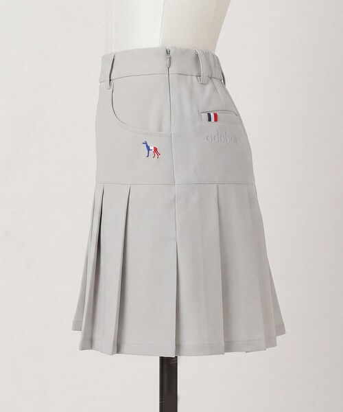adabat(アダバット)の「【ADABAT NAVY】接触冷感 ダブルクロスプリーツスカート(スカート・レディース・ネイビー/ライトグレー系9・38/40/42)」の11枚目の写真