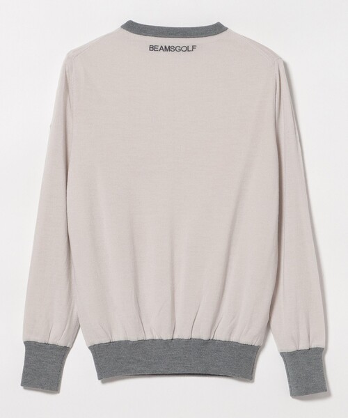 BEAMS GOLF（ビームスゴルフ）の「PL.SFDT_SC_KT.PO（ニット/セーター・メンズ・ホワイト系その他5/サックスブルー・XL/S/L）」の17枚目の写真