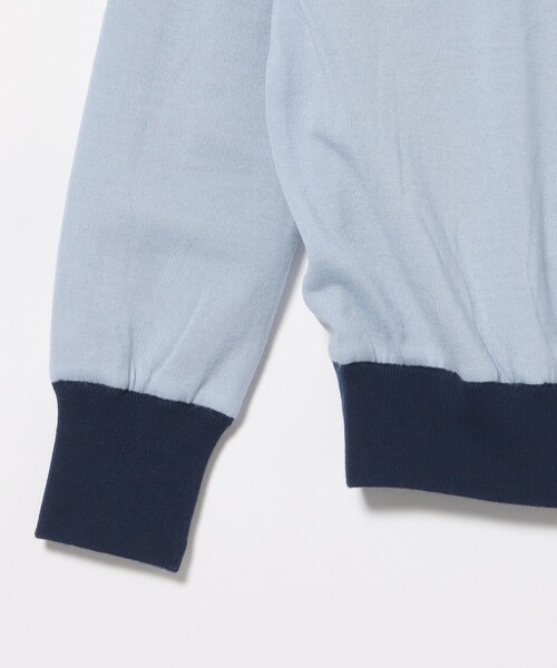 BEAMS GOLF（ビームスゴルフ）の「PL.SFDT_SC_KT.PO（ニット/セーター・メンズ・ホワイト系その他5/サックスブルー・XL/S/L）」の21枚目の写真