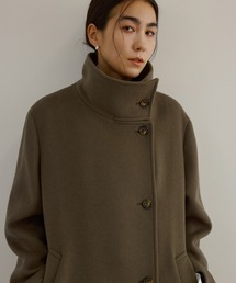 SALON adam et rope' | 【WEB限定】スタンドカラー2WAYロングコート(ダウンジャケット/コート)