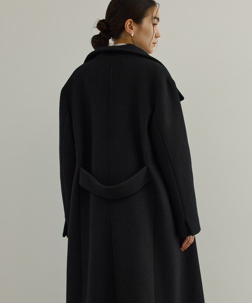 SALON adam et rope'(サロン アダム エ ロペ)の「【WEB限定】スタンドカラー2WAYロングコート(ダウンジャケット/コート・レディース・チャコールグレー/ライトグレー/ブラウン・FREE)」の10枚目の写真