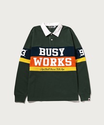 BY BATHING APE STRIPED RUGBY SHIRT