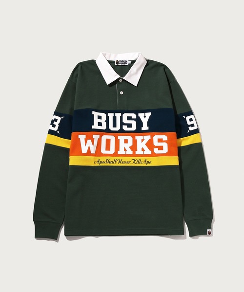 BY BATHING APE STRIPED RUGBY SHIRT（Tシャツ/カットソー）｜A
