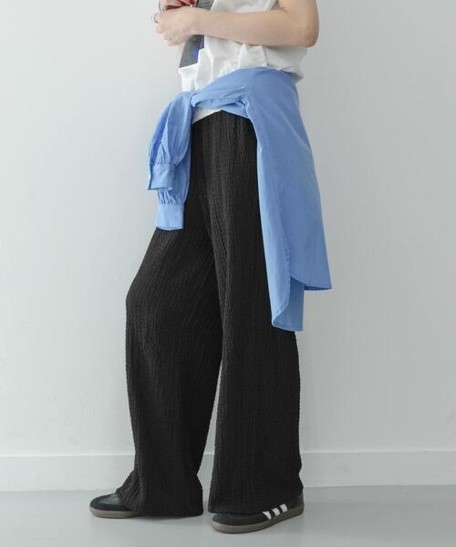 URBAN RESEARCH Sonny Label(アーバンリサーチサニーレーベル)の「ドライタッチワッシャーカットイージーパンツ(その他パンツ・レディース・グリーン系その他/ブラウン/ブラック・FREE)」の5枚目の写真