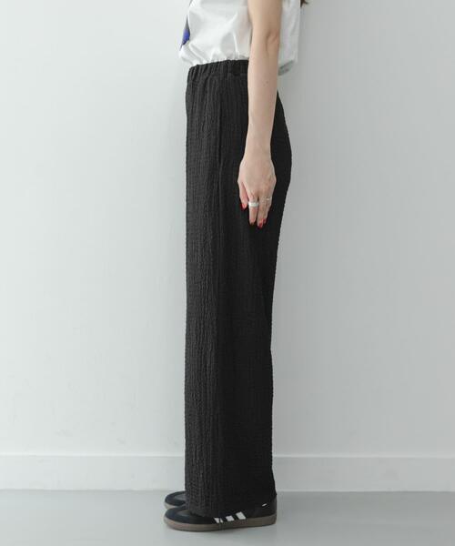 URBAN RESEARCH Sonny Label(アーバンリサーチサニーレーベル)の「ドライタッチワッシャーカットイージーパンツ(その他パンツ・レディース・グリーン系その他/ブラウン/ブラック・FREE)」の11枚目の写真