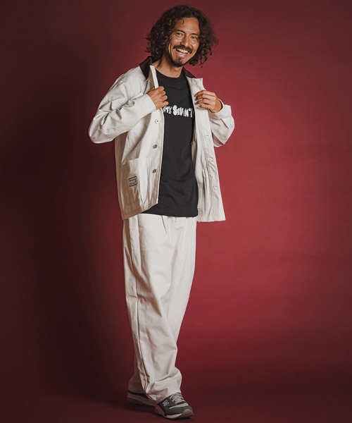 seventy seven(セブンティセブン)の「mlt5783- middle oz L-S fine t-shirt (collage) ロングスリーブTシャツ(7726W220)(Tシャツ/カットソー・メンズ・ホワイト/ブラック/ブルー・S/M/L/XL)」の22枚目の写真