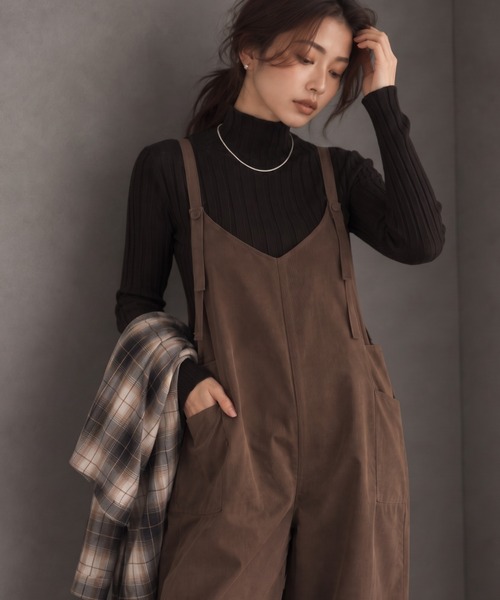ap retro(アプレトロ)の「【ap retro basic】ワイドリブハイネックニット(ニット/セーター・レディース・ブラック/モカ/ライトベージュ/チャコール・FREE)」の22枚目の写真