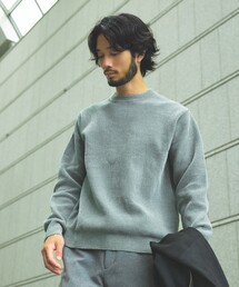 【ダブルフェイス】モール プルオーバー ニット