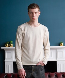 Regen Glanz | raw-edge essential long sleeve tee / ロウエッジエッセンシャルロングスリーブT(Tシャツ/カットソー)