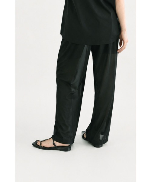 marjour(マージュール)の「SHEER LAYERED PANTS(その他パンツ・レディース・ブラック・L/M)」の4枚目の写真