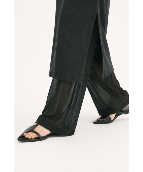 marjour(マージュール)の「SHEER LAYERED PANTS(その他パンツ・レディース・ブラック・L/M)」の6枚目の写真
