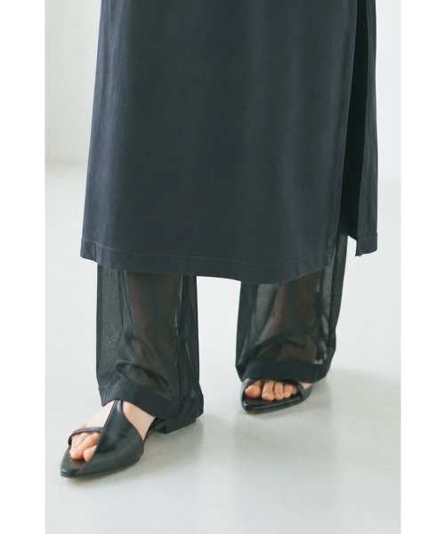 marjour(マージュール)の「SHEER LAYERED PANTS(その他パンツ・レディース・ブラック・L/M)」の9枚目の写真